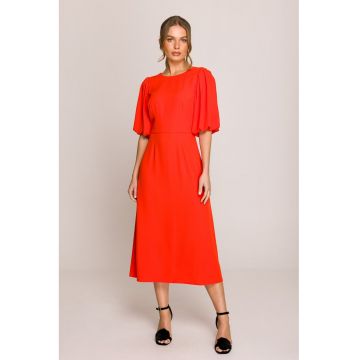 Rochie cu maneci bufante -