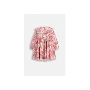 Rochie cu maneci lungi si imprimeu floral