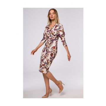 Rochie cu top plic si imprimeu - model 2