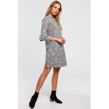 Rochie cu volane la maneci -