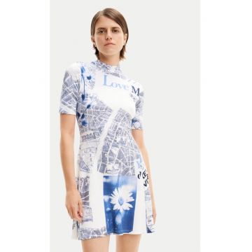 Rochie dama -  76756 - Albastru - Viscoza