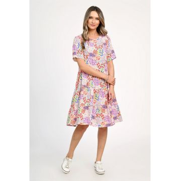 Rochie Dama -  Microfloral V325 -