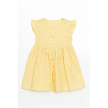 Rochie de bumbac cu nasturi