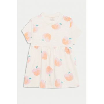 Rochie din bumbac cu croiala in A