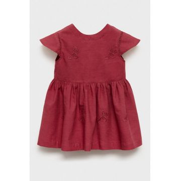 Rochie din bumbac cu detalii crosetate