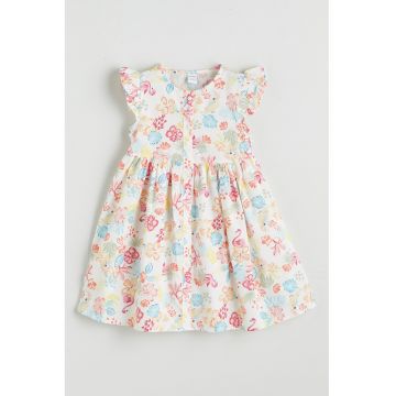 Rochie din bumbac cu nasturi