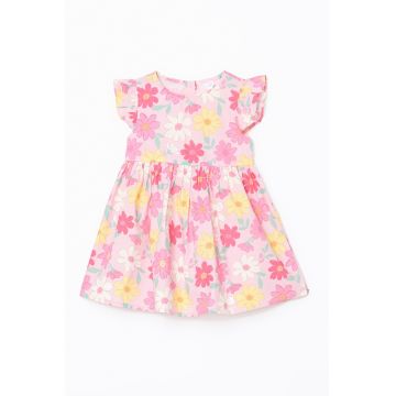 Rochie din bumbac cu nasturi