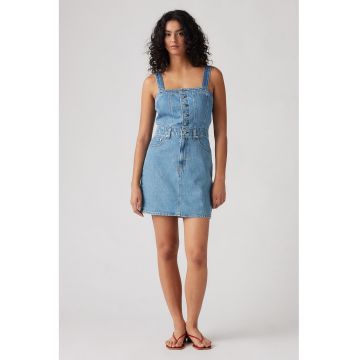 Rochie din denim cu nasturi