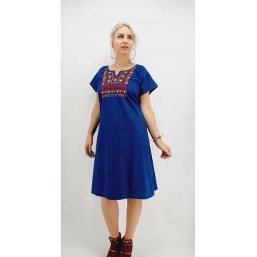 Rochie din Denim traditionala Sanda 55