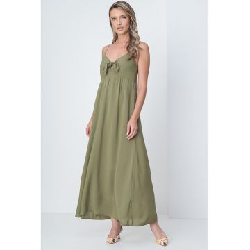Rochie evazata cu bretele inguste Nova