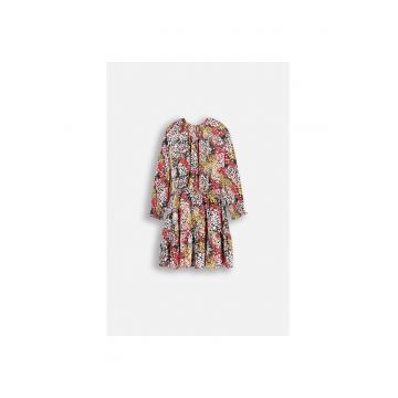 Rochie evazata cu imprimeu floral