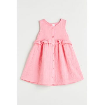 Rochie evazata cu nasturi