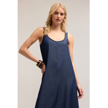 Rochie evazata de lyocell