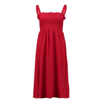 Rochie fara maneci cu segment cu fir stralucitor