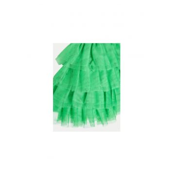 Rochie fete -  077258 - Verde - Poliester