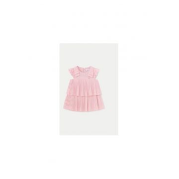 Rochie fete -  140310 - Roz - Poliester -