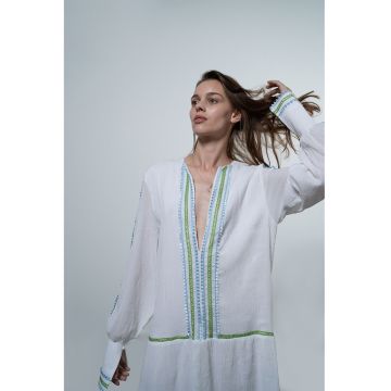 Rochie lejera cu maneci lungi