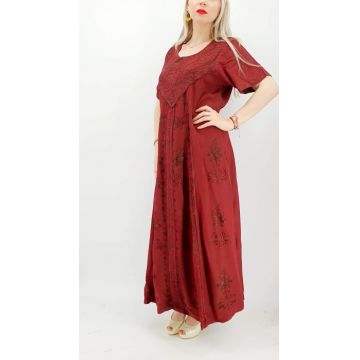 Rochie Lunga Brodata Miuta 58