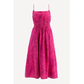 Rochie lunga cu buzunare laterale - fara maneci
