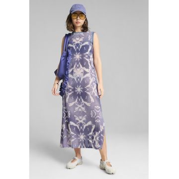 Rochie midi cu croiala dreapta