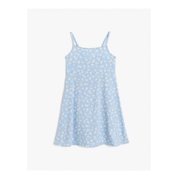 Rochie midi cu model floral