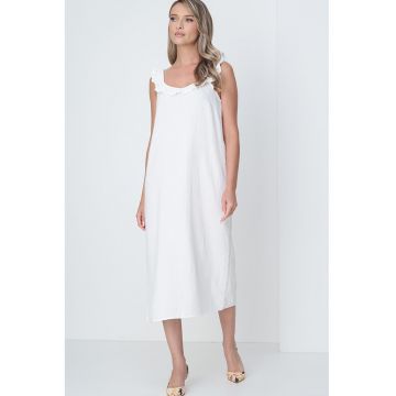Rochie midi cu volane