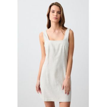 Rochie mini cu decolteu patrat