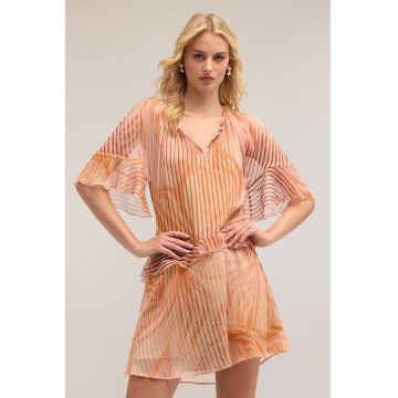 Rochie mini cu volane