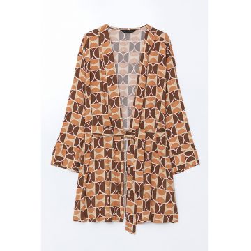 Rochie petrecuta cu model grafic