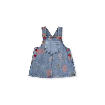 Rochie sarafan de blugi  - It`s Our Nature - Bleumarin - pentru fetite