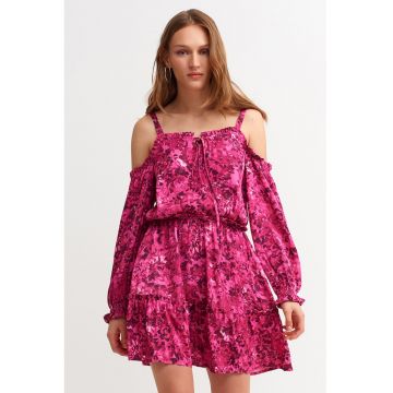 Rochie scurta cu imprimeu
