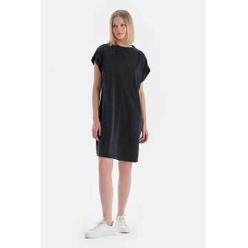 Rochie-tricou din amestec de lyocell