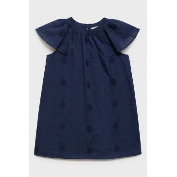 Rochie uni cu maneci scurte