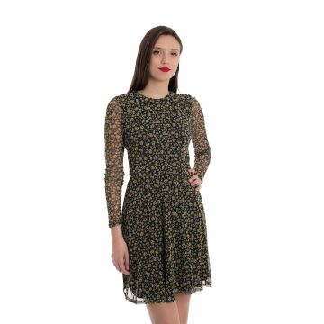 Rochie vaporoasa cu model floral Odette