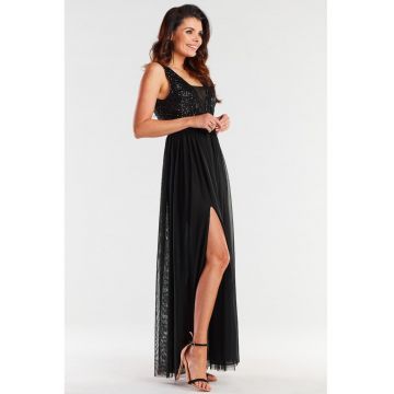 Lunga Rochie Fara maneca A486