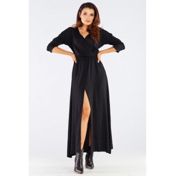 Midi Rochie Maneca lunga - Casual - Viscoza A454