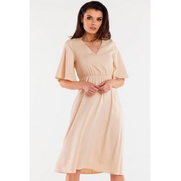 Midi Rochie Maneca scurta Casual Dreapta A518