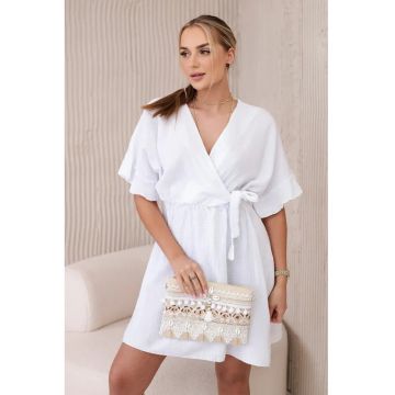 Rochie cu cordon in talie -