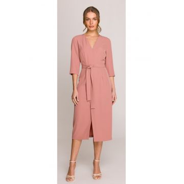 Rochie cu model petrecut -  Rosu -