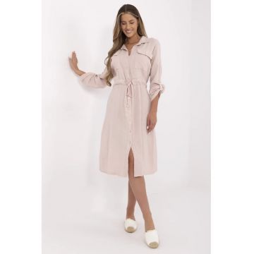 Rochie dama  bumbac - roz -