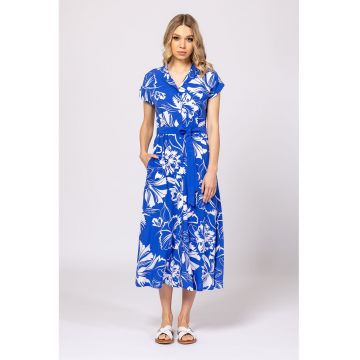 Rochie midi cu buzunare laterale Vernica