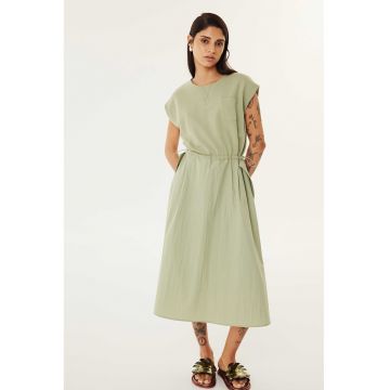 Rochie midi cu talie elastica