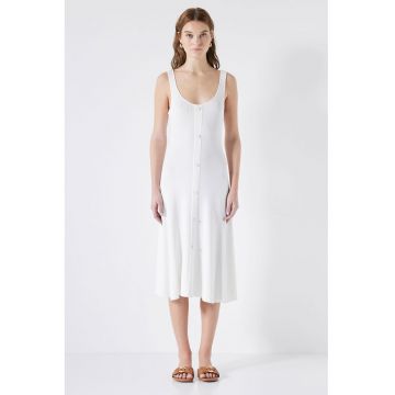 Rochie midi fara maneci