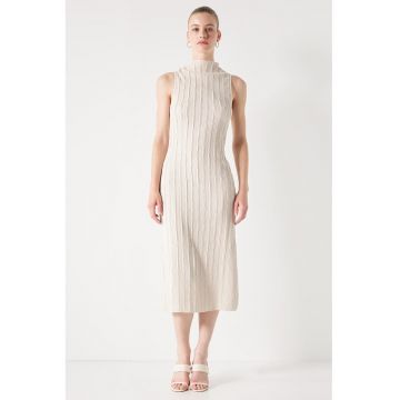 Rochie midi striata
