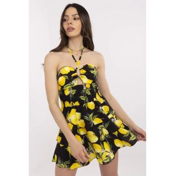 Rochie  poliester - negru -