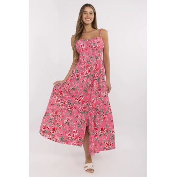 Rochie  roz - poliester -
