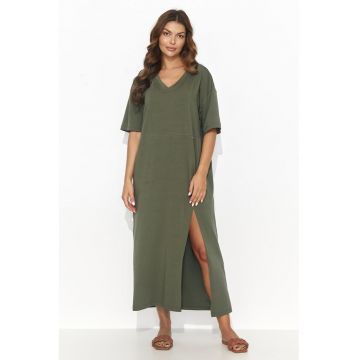 Rochie supradimensionata cu decolteu in V -