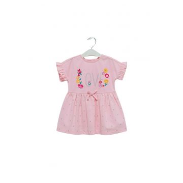 Rochita cu maneca scurta -  Love - ELB7051 - Alb - 86 cm