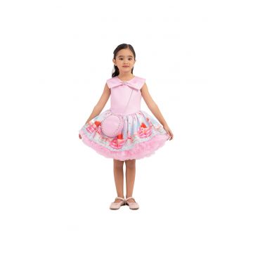 Rochita cu Tulle Fetite -  - cu Gentuta Asortata - 33209
