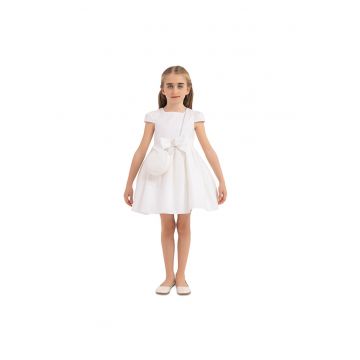 Rochita Eleganta cu Gentuta -  - pentru Fetite - cu Model Brodat - 33315